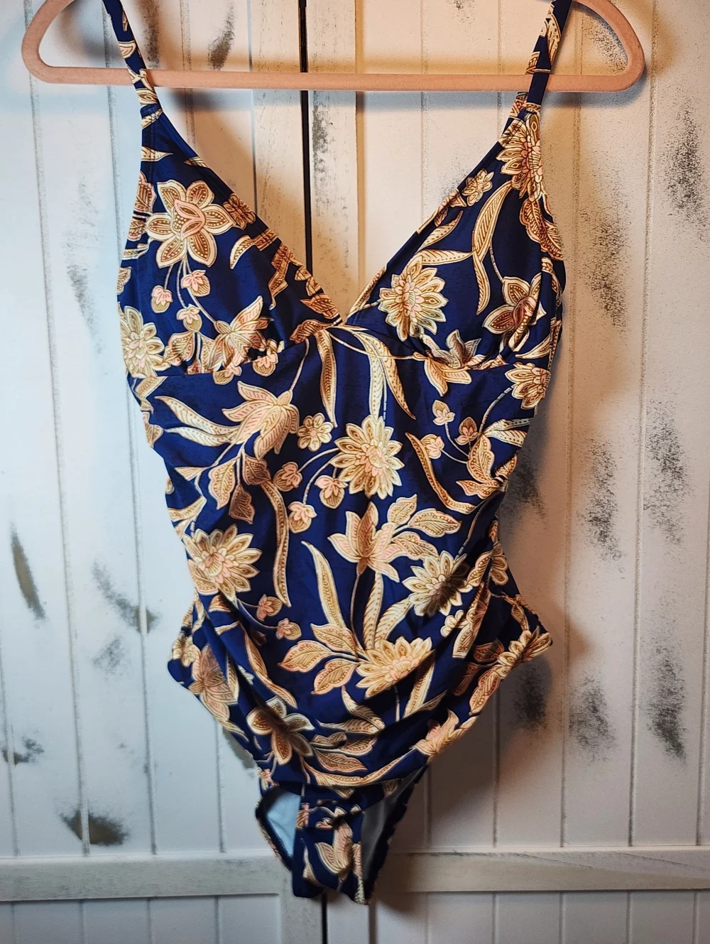 Cupshe Seaside Blossom Paisley One-Piece Swimsuit
